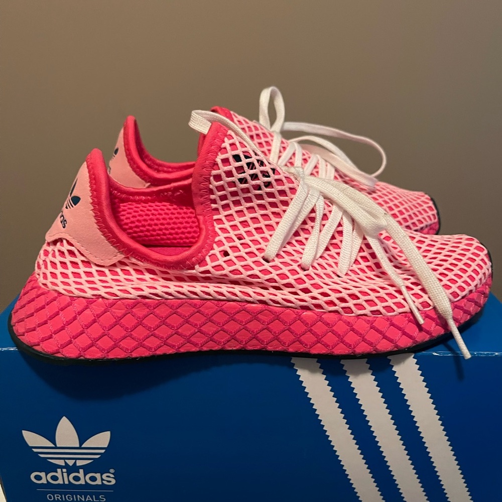 Women’s pink adidas